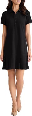 Jones New York Karolina Pleated Polo Dress