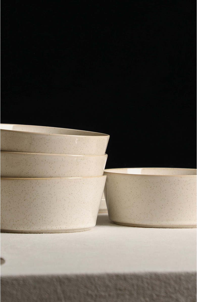 Stone Lain Claire Stoneware 4-Piece Bowl Set, Alternate, color, 