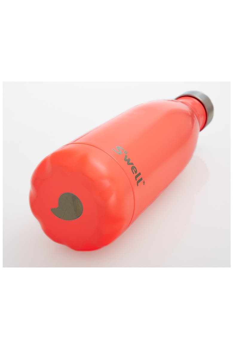 'Birds of Paradise' Insulated Stainless Steel Water Bottle, Alternate, color, BIRDS OF PARADISE