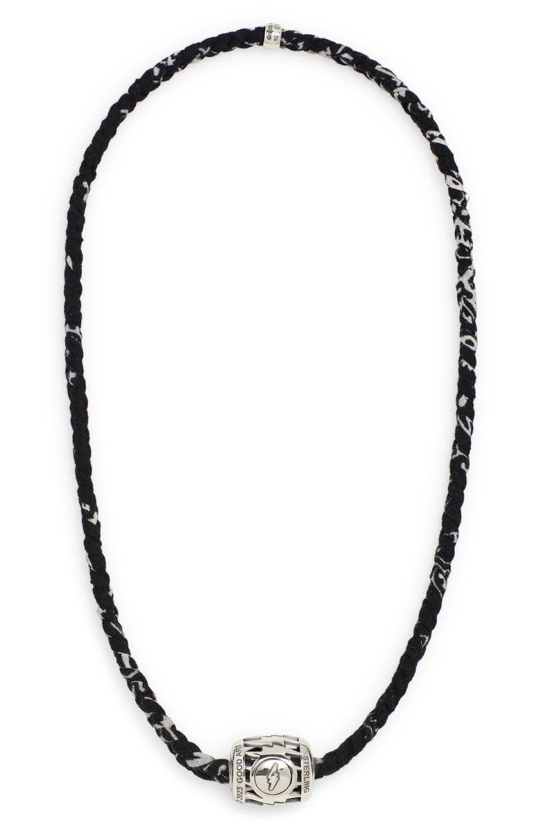 Good Art Hlywd Men's Pooka Multi Shazam Sterling Silver Pendant Necklace, Main, color, 