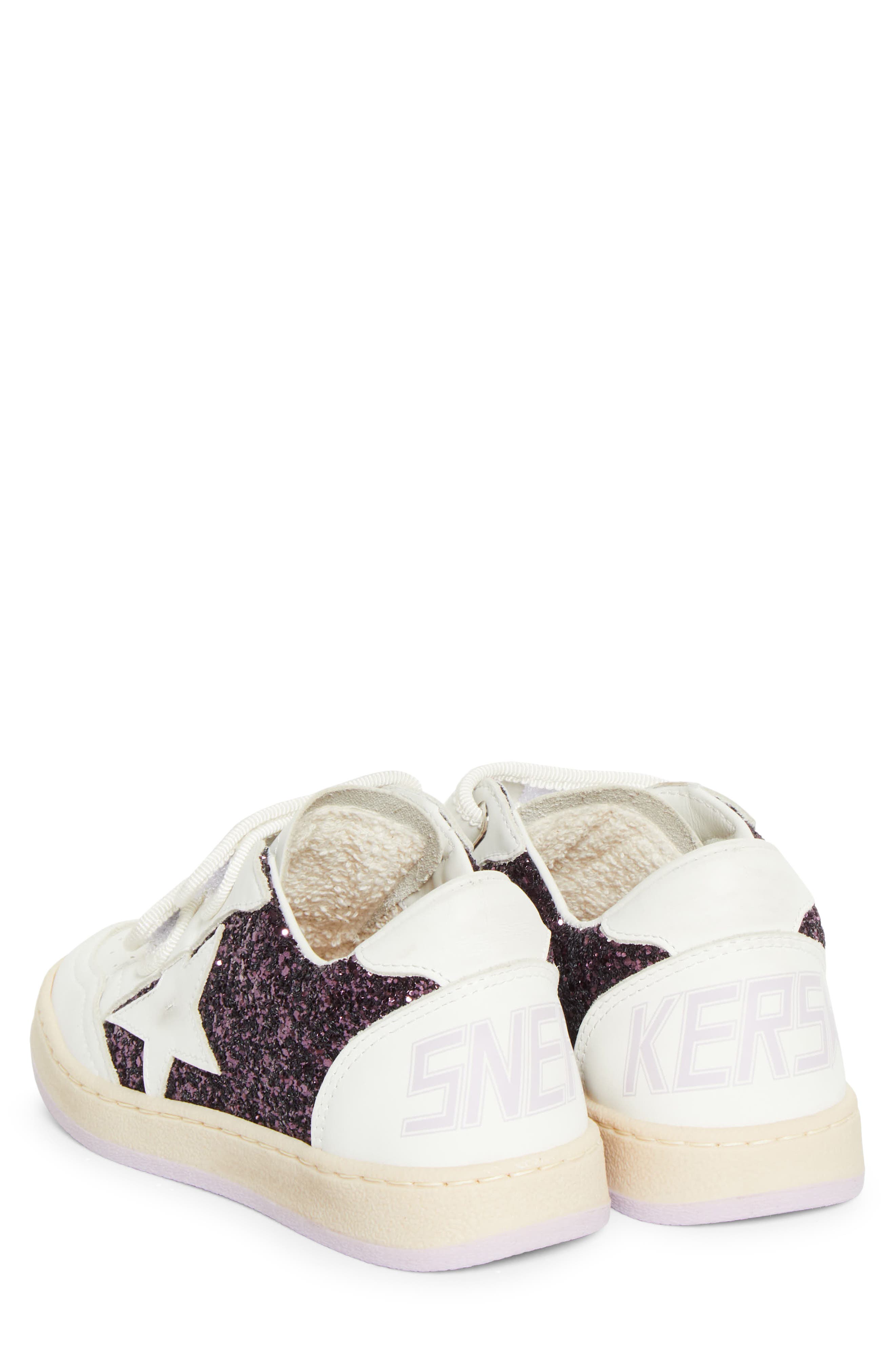 Golden Goose Kids' Ball Star Sneaker, Alternate, color, Purple/ White