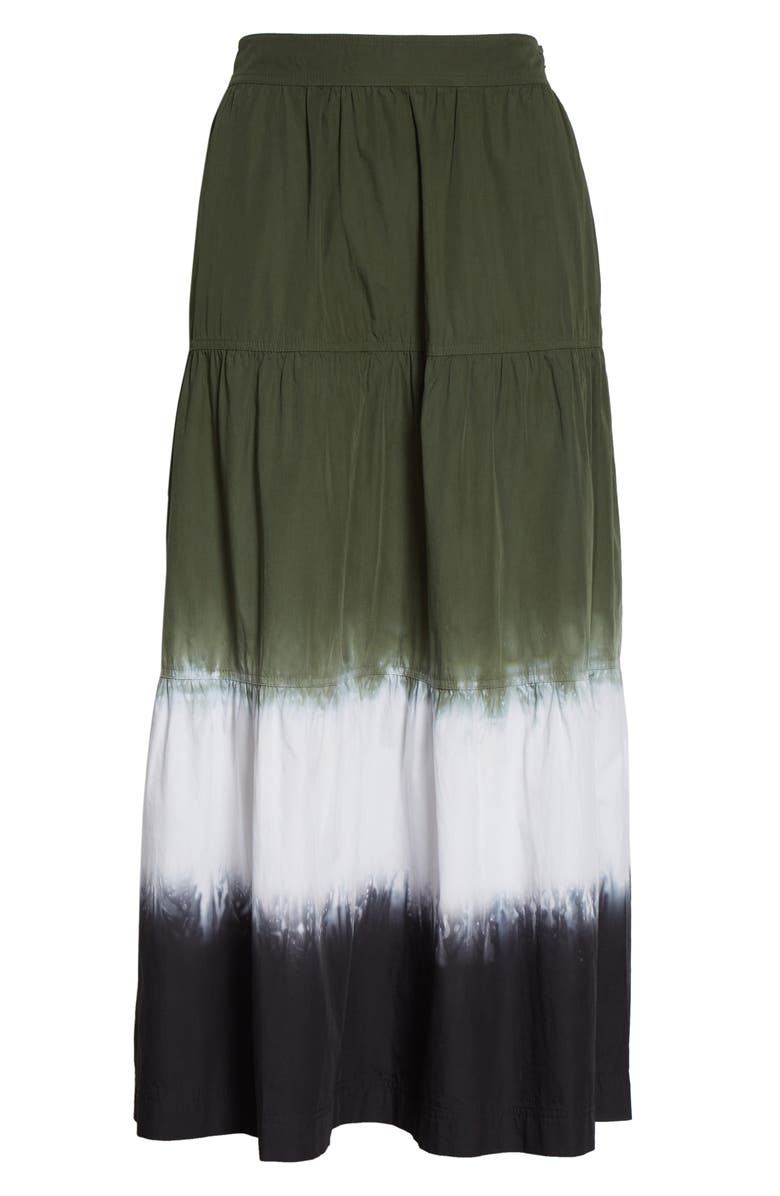 Derek Lam 10 Crosby Lynne Tie Dye Maxi Skirt, Alternate, color, 