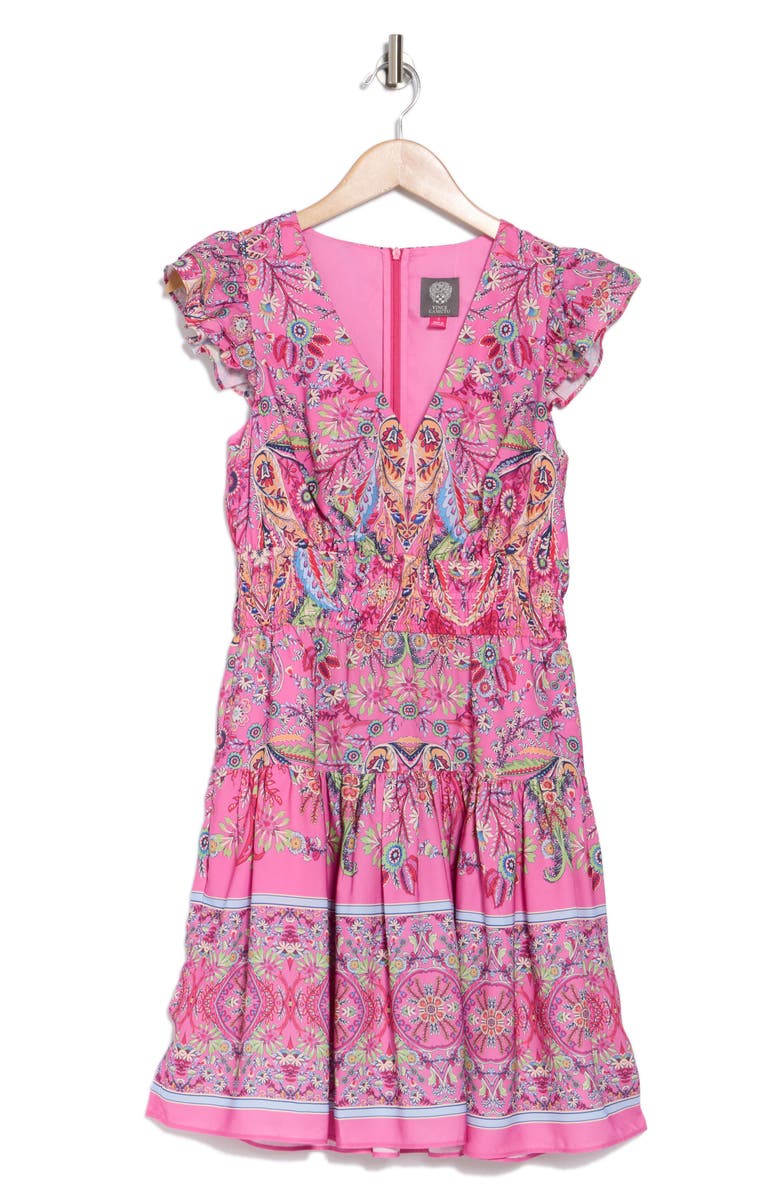 Vince Camuto Ruffle Tiered Dress, Alternate, color,