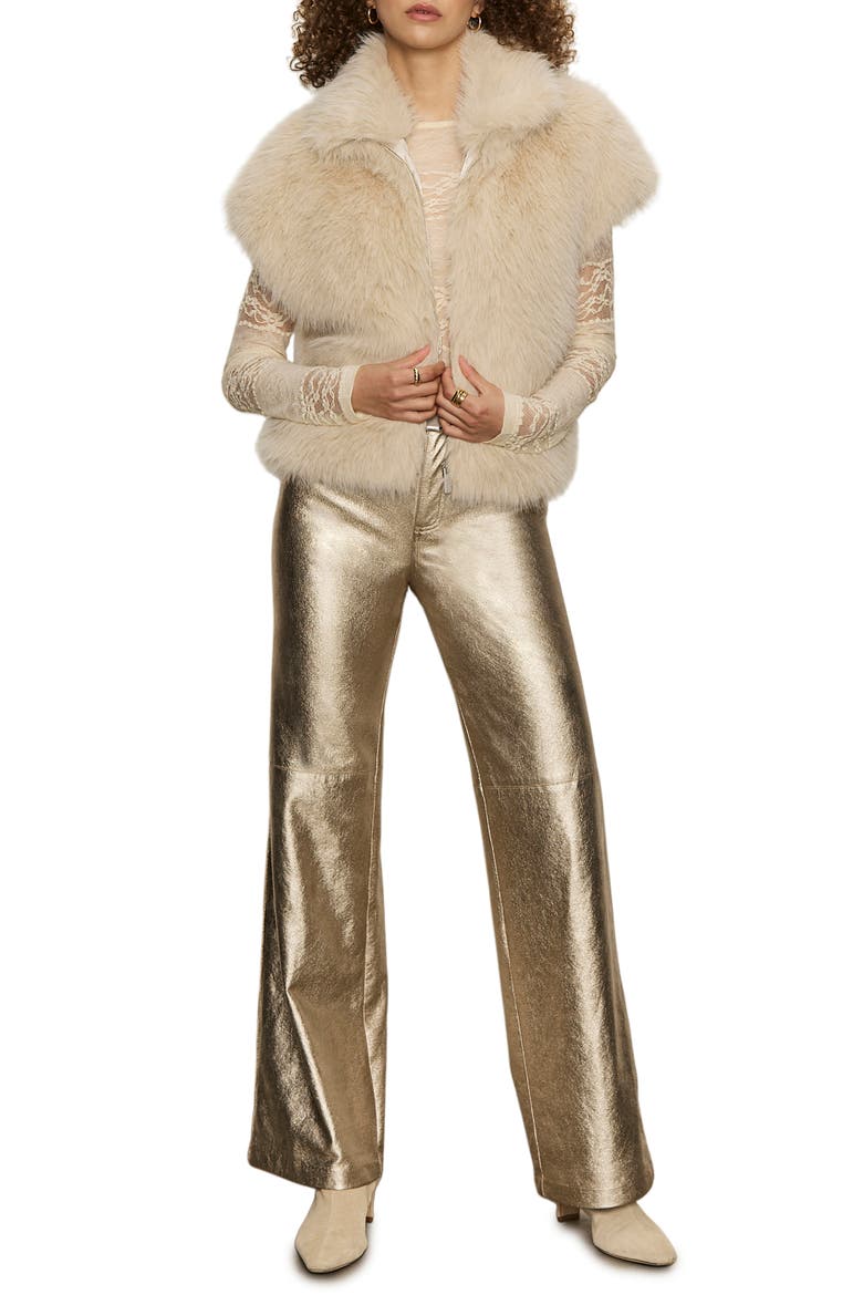 Candence Straight Leg Pants, Alternate, color, PLATINUM YELLOW