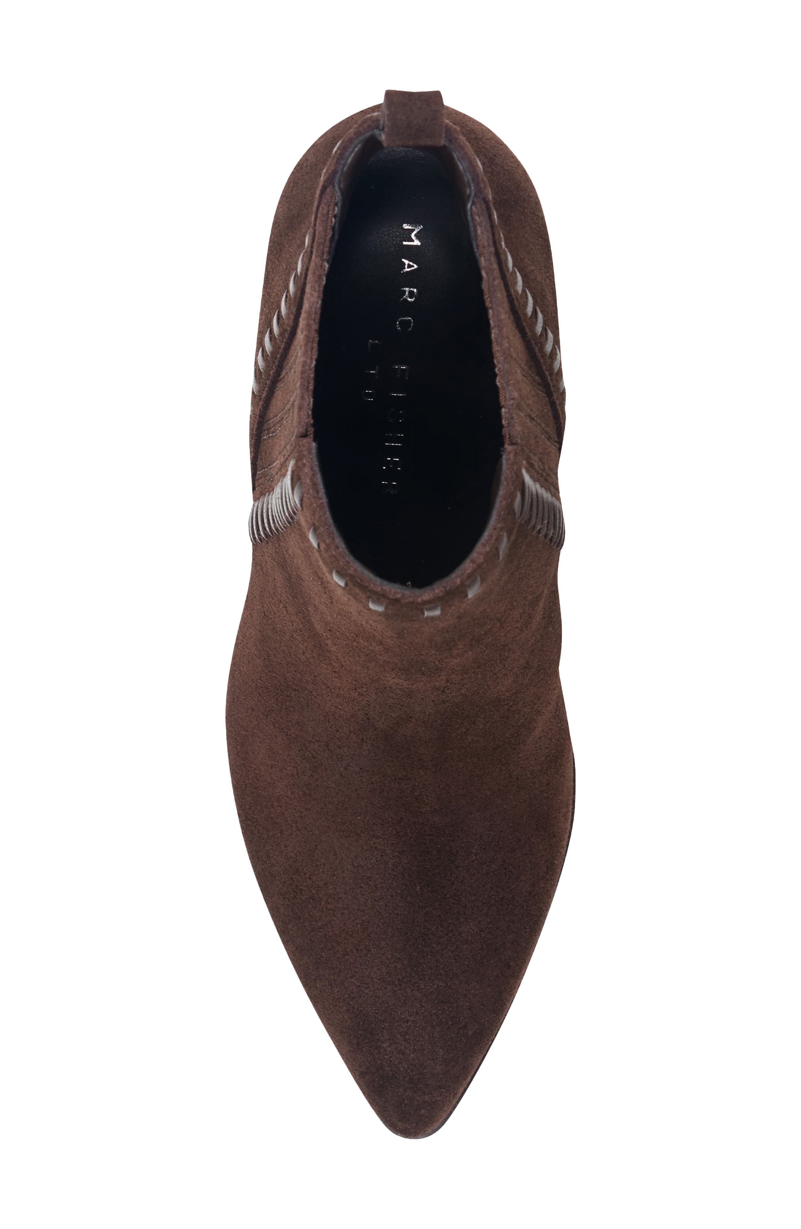 Alvira Bootie, Alternate, color, DARK BROWN