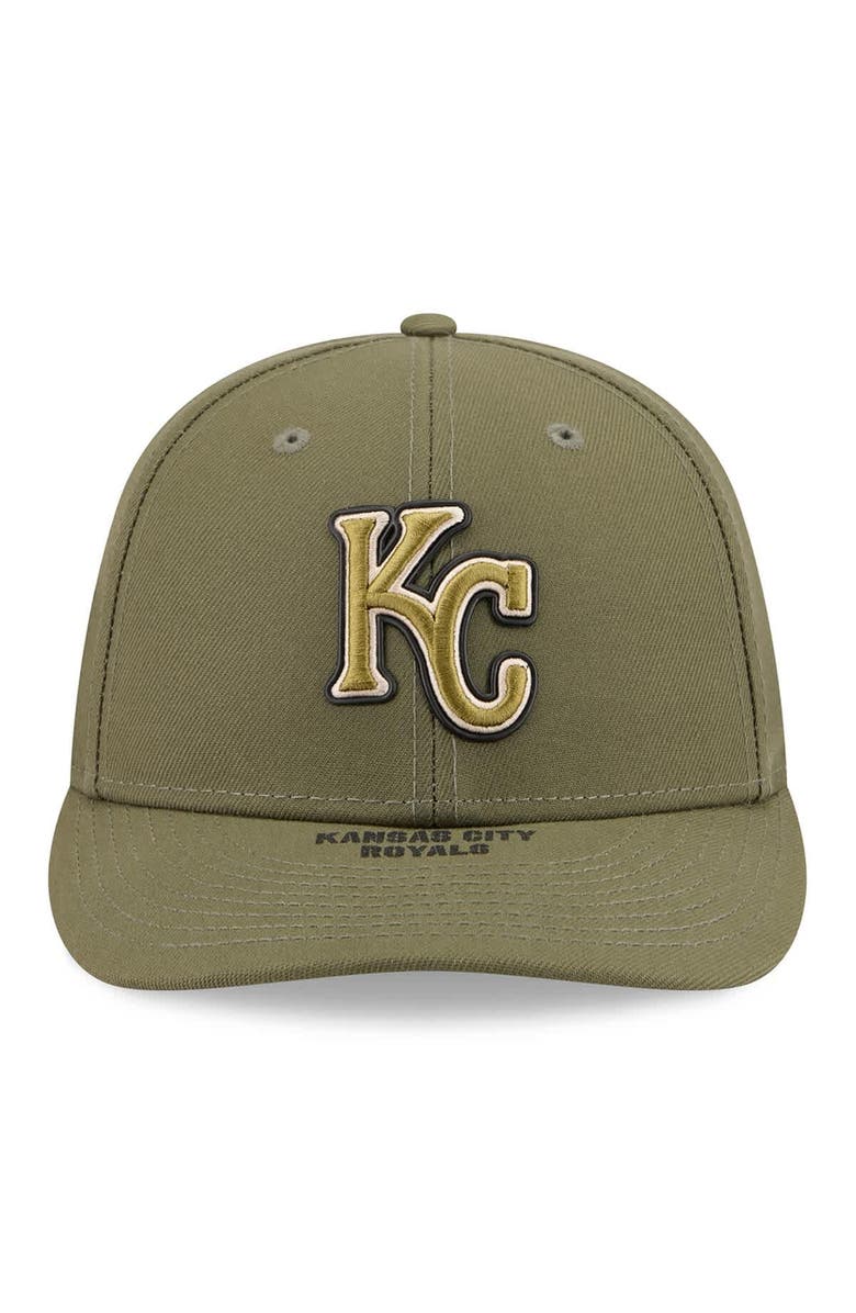 New Era Men's New Era  Olive Kansas City Royals 2026 Armed Forces Day Low Profile 59FIFTY Fitted Hat, Alternate, color, 