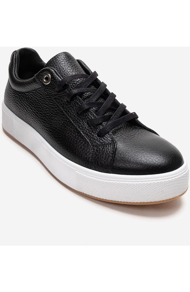 Forever & Always Shoes Pallen Leather Casual Sneaker, Alternate, color, Black