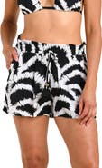 La Blanca Woven Shadows Cover-Up Shorts