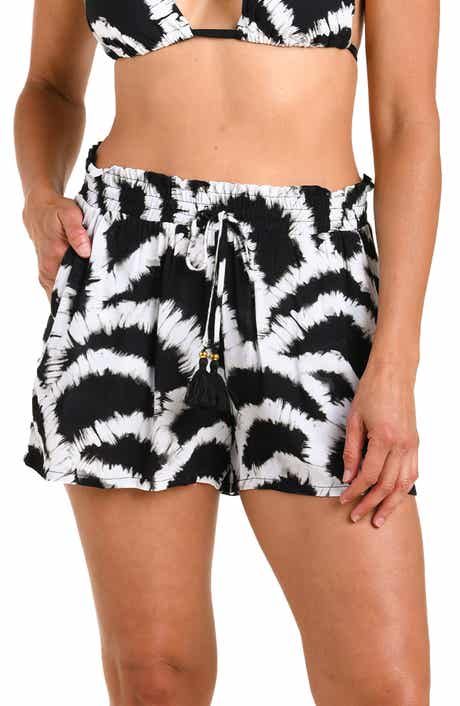 Woven Shadows Cover-Up Shorts