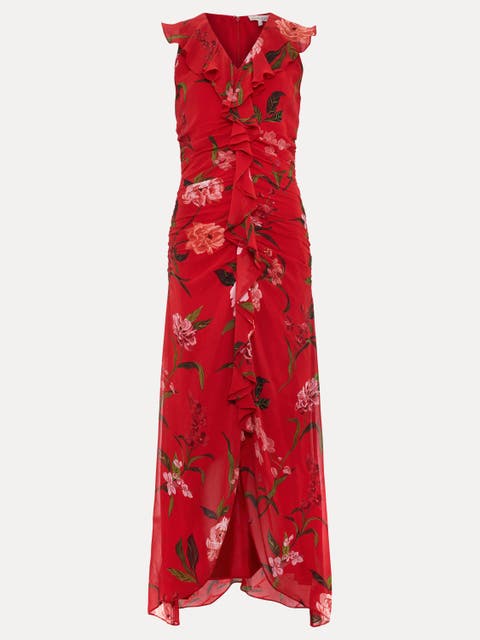 Mae V-Neck Floral Maxi Dress