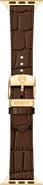 MICHELE Croc Embossed Leather 20mm Apple Watch® Watchband