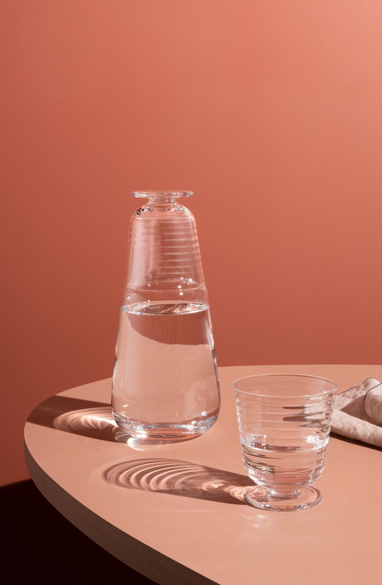 Kosta Boda Viva Carafe & Small Glass Set, Alternate, color, Clear