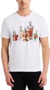 Robert Graham Liquid Skull Cotton Graphic T-Shirt