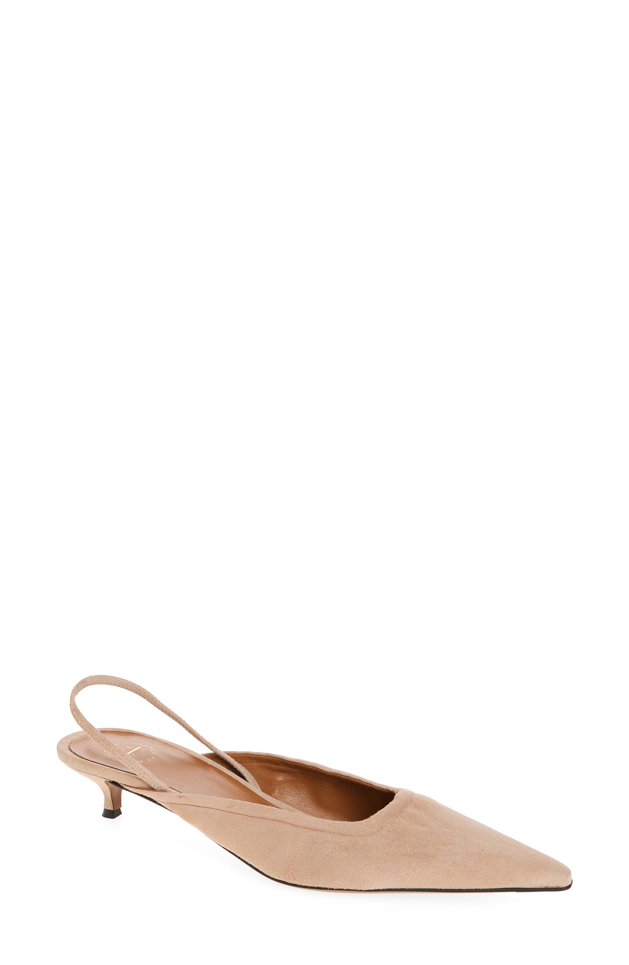 ATP ATELIER Lana Slingback Pump, Main, color, Cipria