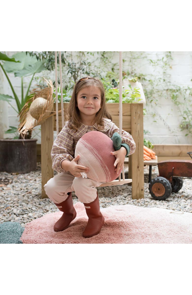 Lorena Canals Knitted cushion Ramona the Radish, Alternate, color, Pink