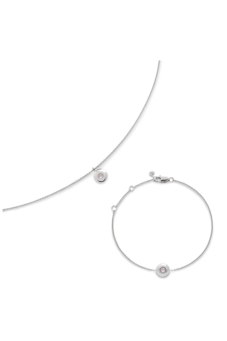 June Birthstone Moonstone Bracelet, Alternate, color, STERLING SILVER / MOONSTONE