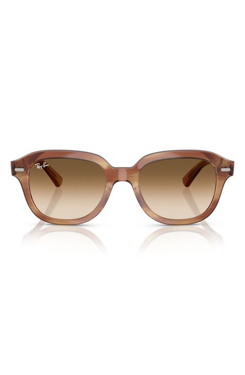 Erik 53mm Gradient Square Sunglasses