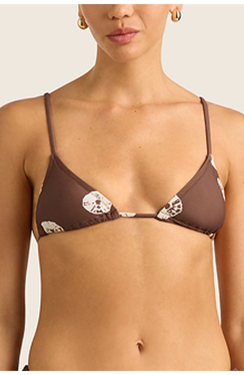 HOPE AND MAY Palma String Triangle Bikini Print Top, Alternate, color, 