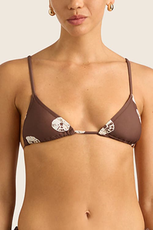 Hope And May Palma String Triangle Bikini Print Top
