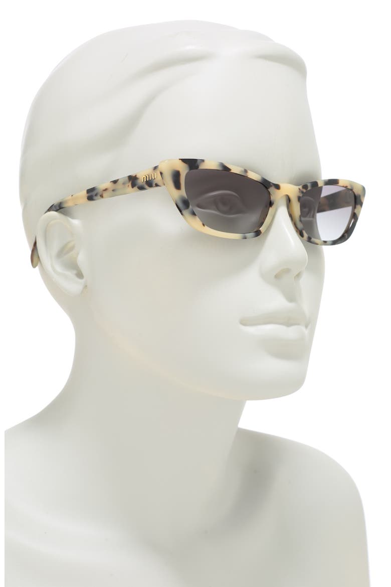 53mm Cat Eye Sunglasses, Alternate, color, HAVANA