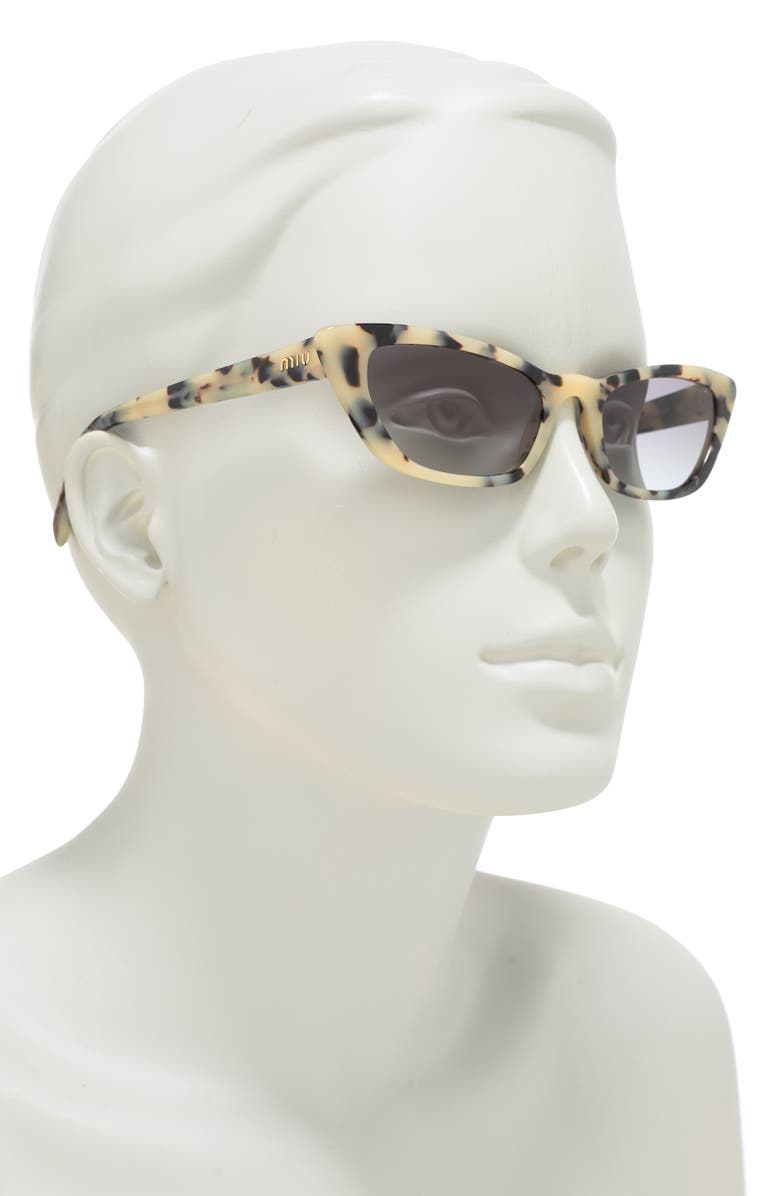 Miu Miu 53mm Cat Eye Sunglasses, Alternate, color, 