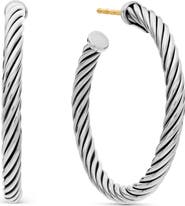 David Yurman Cable Loop Hoop Earrings