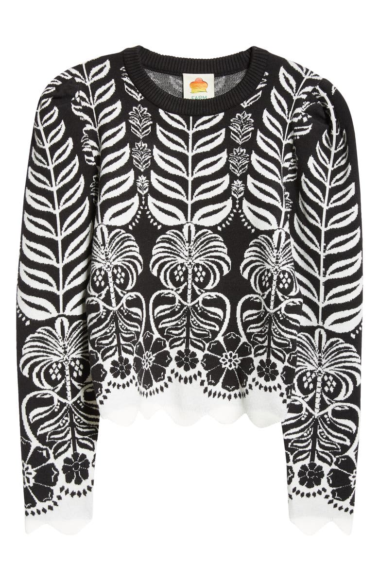 FARM Rio Anika Tropical Splendor Sweater, Alternate, color, 