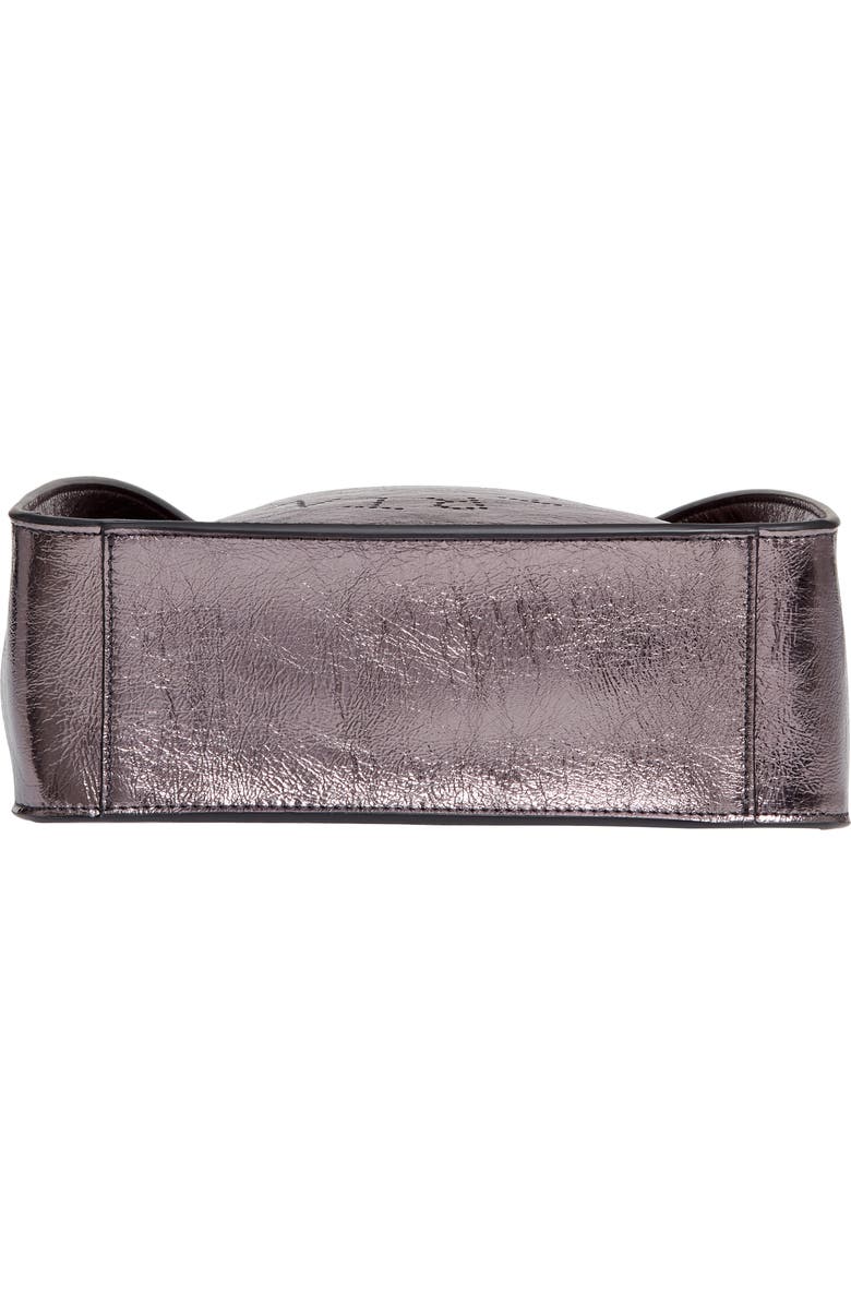 Stella McCartney Mini Stella Perforated Logo Faux Leather Crossbody Bag, Alternate, color,