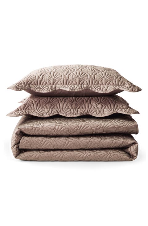 Deco Shells Quilt & Shams Set