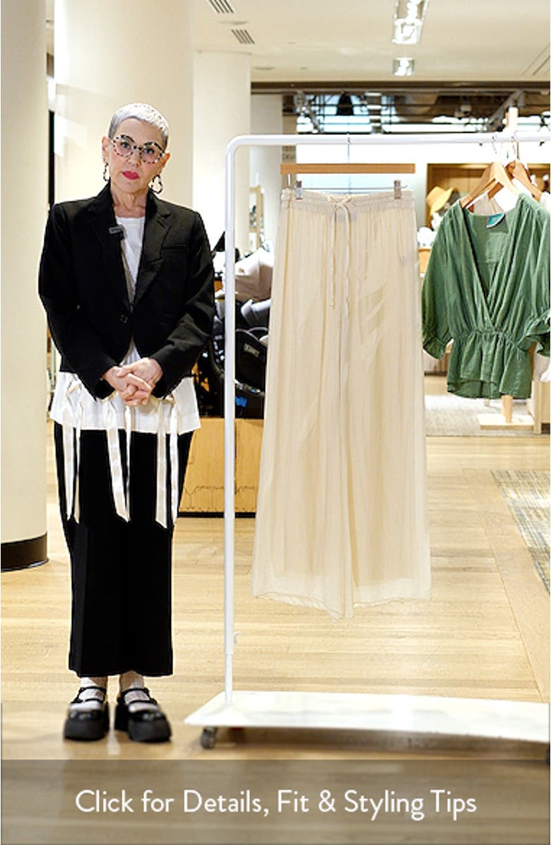 Strada Wide Leg Drawstring Pants, sales video thumbnail