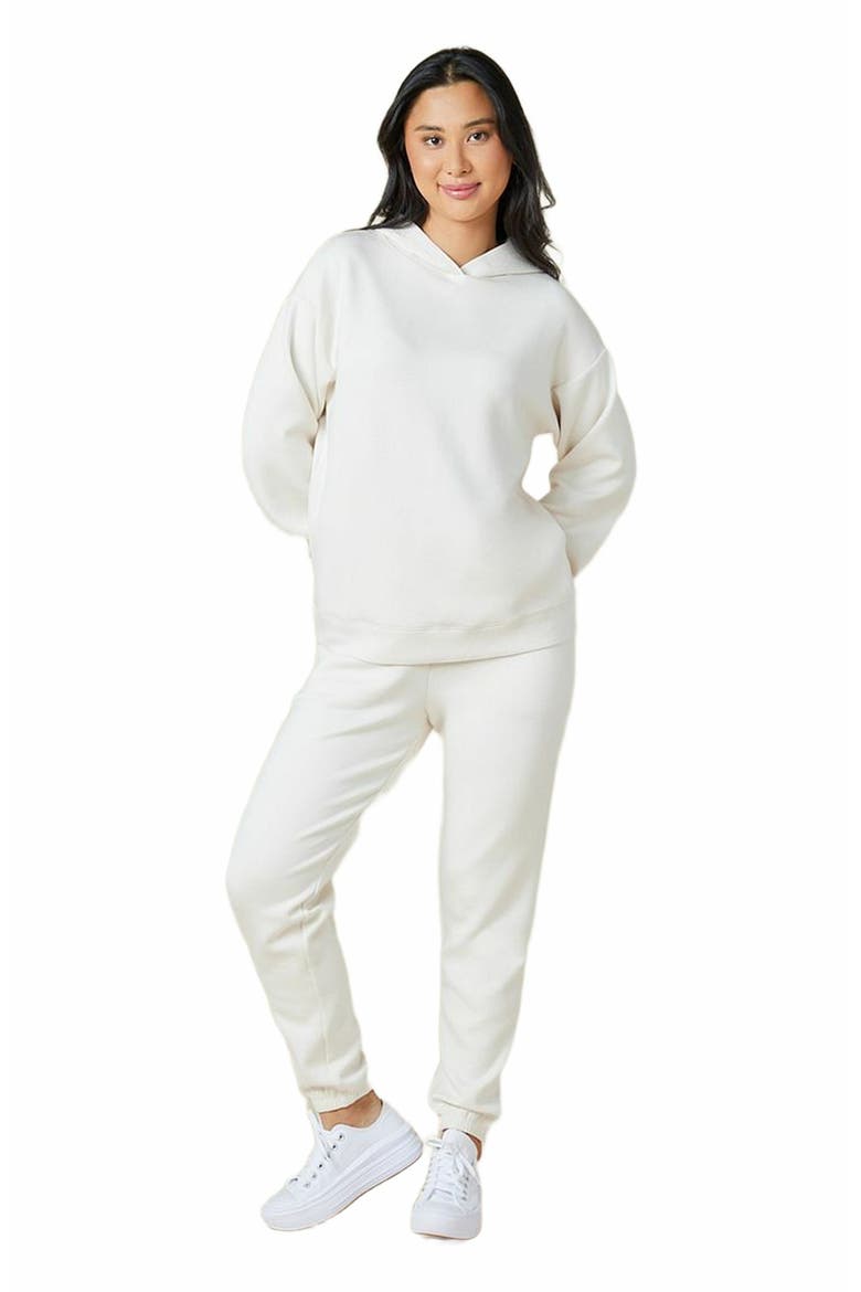 Athleisure DreamTech Oversize Hoodie Lounge Set, Main, color, Almond