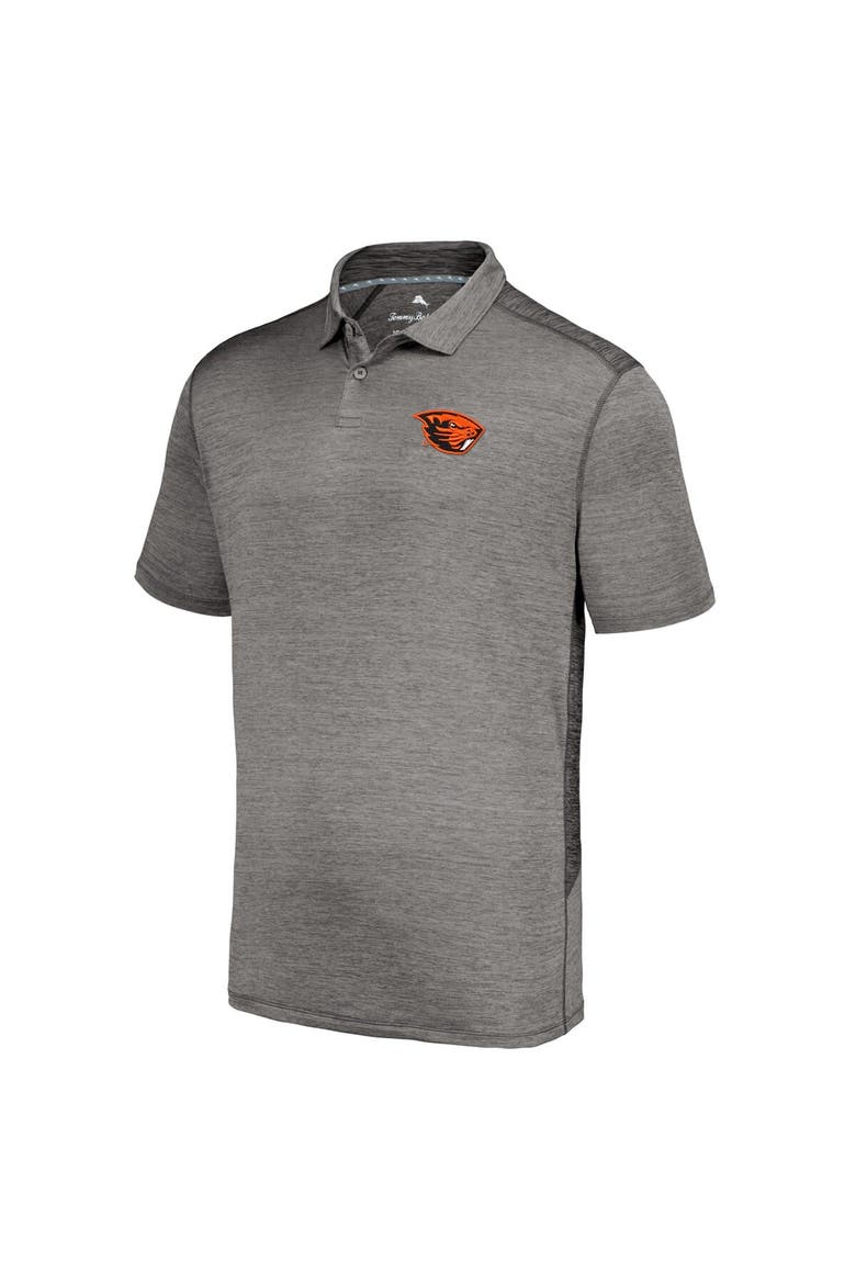 Men's Tommy Bahama Gray Oregon State Beavers Delray IslandZone Polo, Alternate, color, Gray