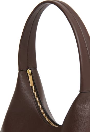 Candy Baguette Leather Shoulder Bag