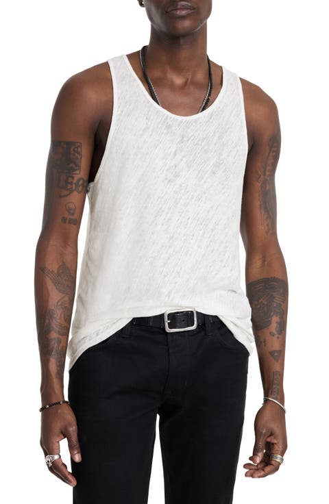 Broome Slim Fit Linen Tank
