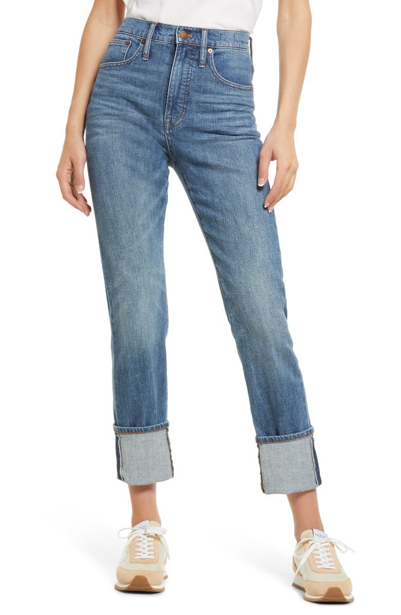 Madewell Selvedge Edition Classic Straight Jeans, Main, color, 