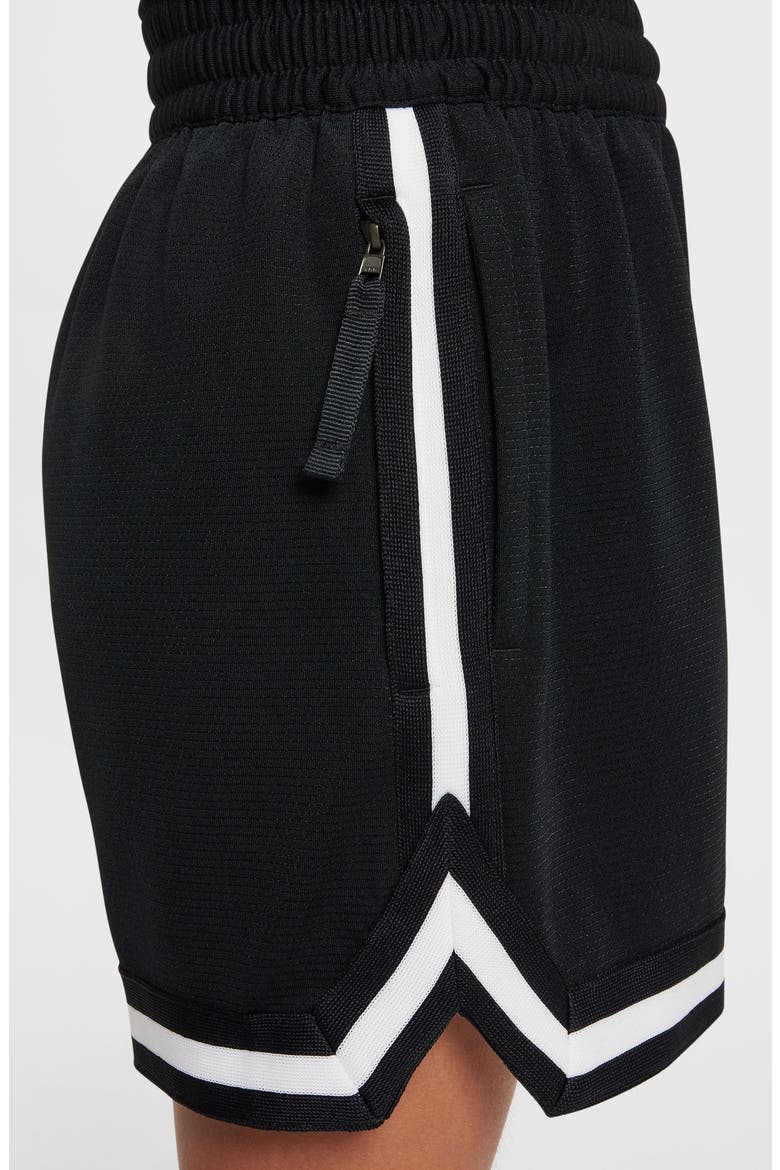 Kids' Dri-FIT DNA Athletic Shorts, Alternate, color, 010 BLACK/WHITE