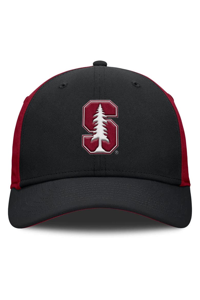Men's Nike Black/Cardinal Stanford Cardinal 2025 Sideline Rise Local Performance Flex Hat, Alternate, color, Black