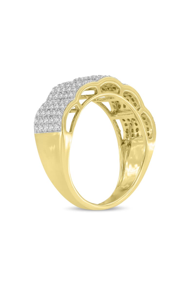 Articulix Unisex Diamond Band Ring in 10K Gold, Main, color, 10K Yellow Gold