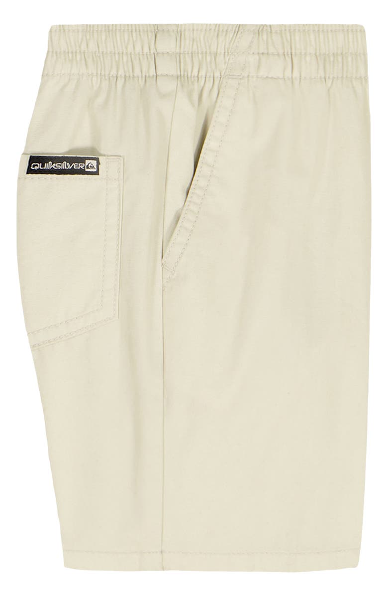 Quiksilver Kids' Print Short Sleeve Button-Up Shirt & Woven Shorts Set, Alternate, color, Navy/ Beige