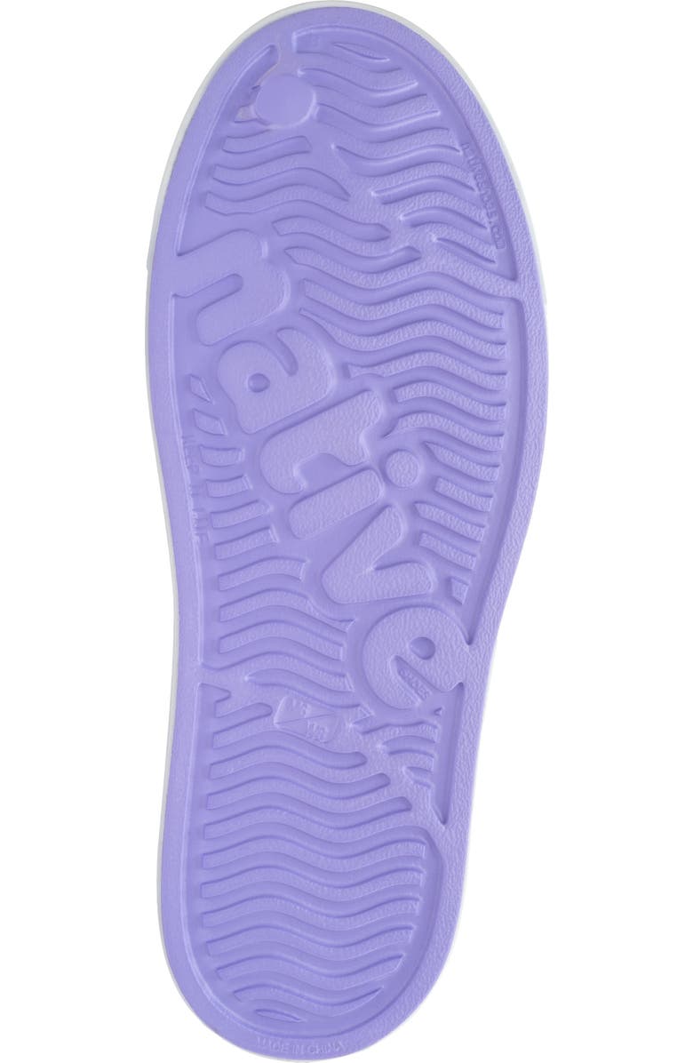 Native Shoes Jefferson Vegan Perforated Sneaker, Alternate, color, Purple/Shell White