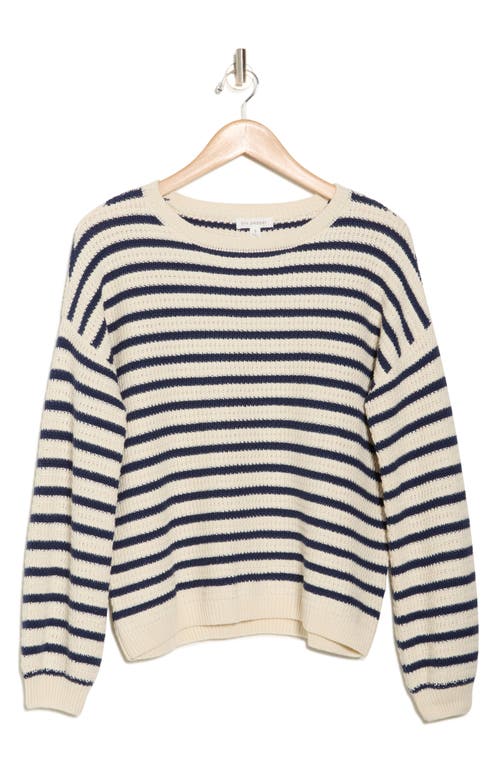 BLU PEPPER BLU PEPPER STRIPE COTTON SWEATER