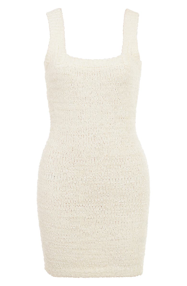 HOUSE OF CB Zaira Knit Minidress, Alternate, color, Cream