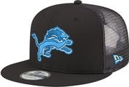 New Era Men's New Era Black Detroit Lions Shade Trucker 9FIFTY Snapback Hat