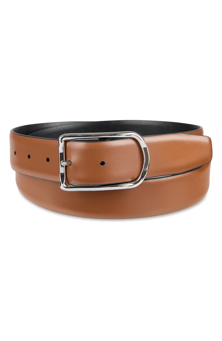 Cole Haan Black & Tan Reversible Leather Belt, Alternate, color, Black/ Tan