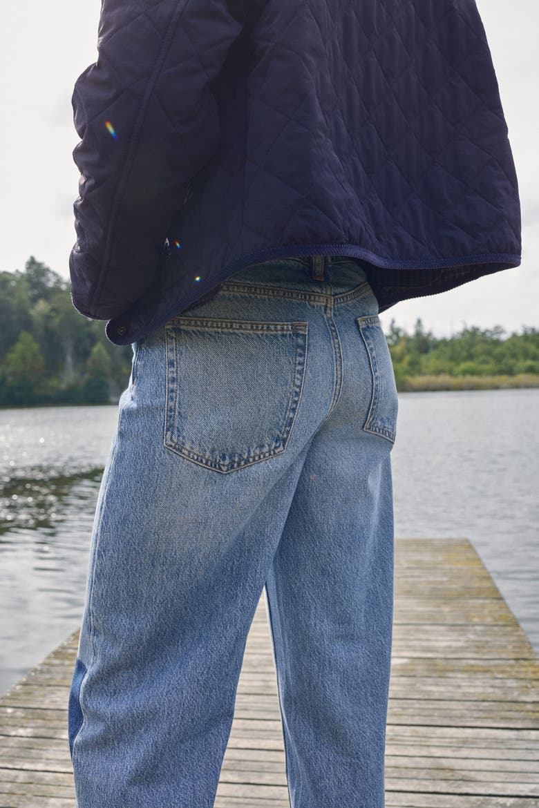 Wide Ultra High Jeans, Alternate, color, Denim blue/color block