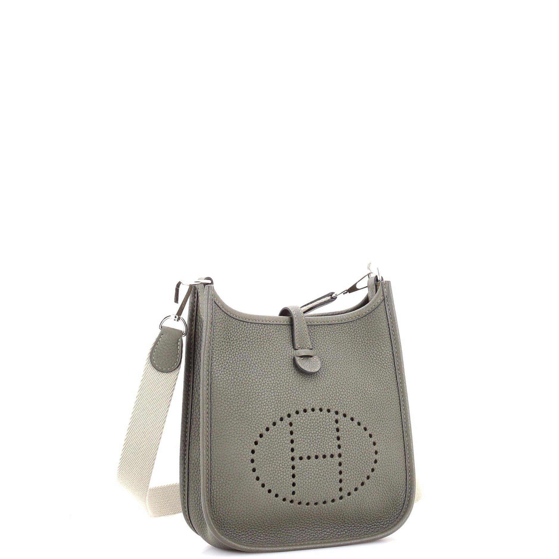 Pre-Owned Hermes Evelyne Bag Gen III Maurice TPM, Alternate, color, Vert Maquis