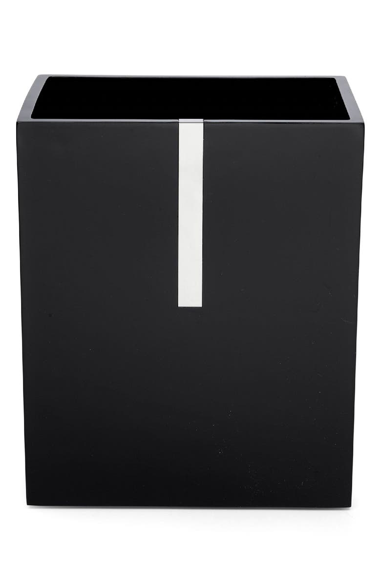 ROSELLI TRADING COMPANY Houston Street Waste Basket, Main, color, Black