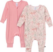 Modern Moments™ by Gerber Long Sleeve Footless Rompers