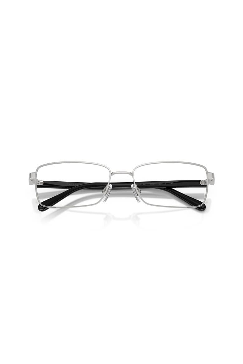 60mm Rectangle optical glasses, Alternate, color, Silver