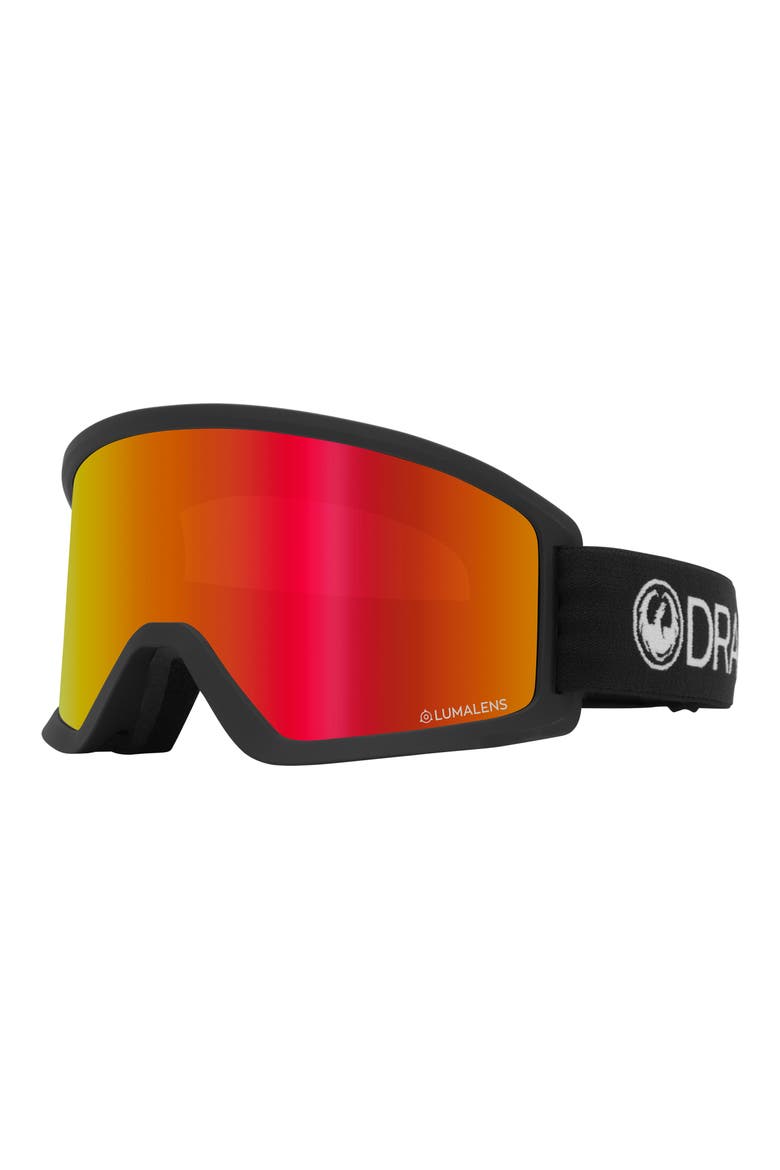 DXS Base Ion 60mm Snow Goggles, Main, color, BLACK LLREDION